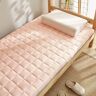 収納マスター Japanse futon matras tatami vloermat opvouwbare vloermatras voor dutje antislip slaapmatras voor vloer volwassen oprolbare slaapmat vloermatten voor thuis (kleur: roze 2, maat: 90 x 190 c