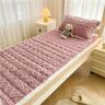 CHDGSJ Taffeta Pluche matras, opvouwbare matrastopper ademende matrastopper, reis- en gastmat, bedkussen voor thuis kamperen (A,180 x 200 cm)