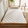 収納マスター Japanse futon matras tatami vloermat opvouwbare vloermatras voor dutje antislip slaapmatras voor vloer volwassen oprolbare slaapmat vloermatten voor thuis (kleur: wit, maat: 150 x 190 cm