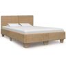 vidaXL Bedframe handgeweven echt rattan 140x200 cm