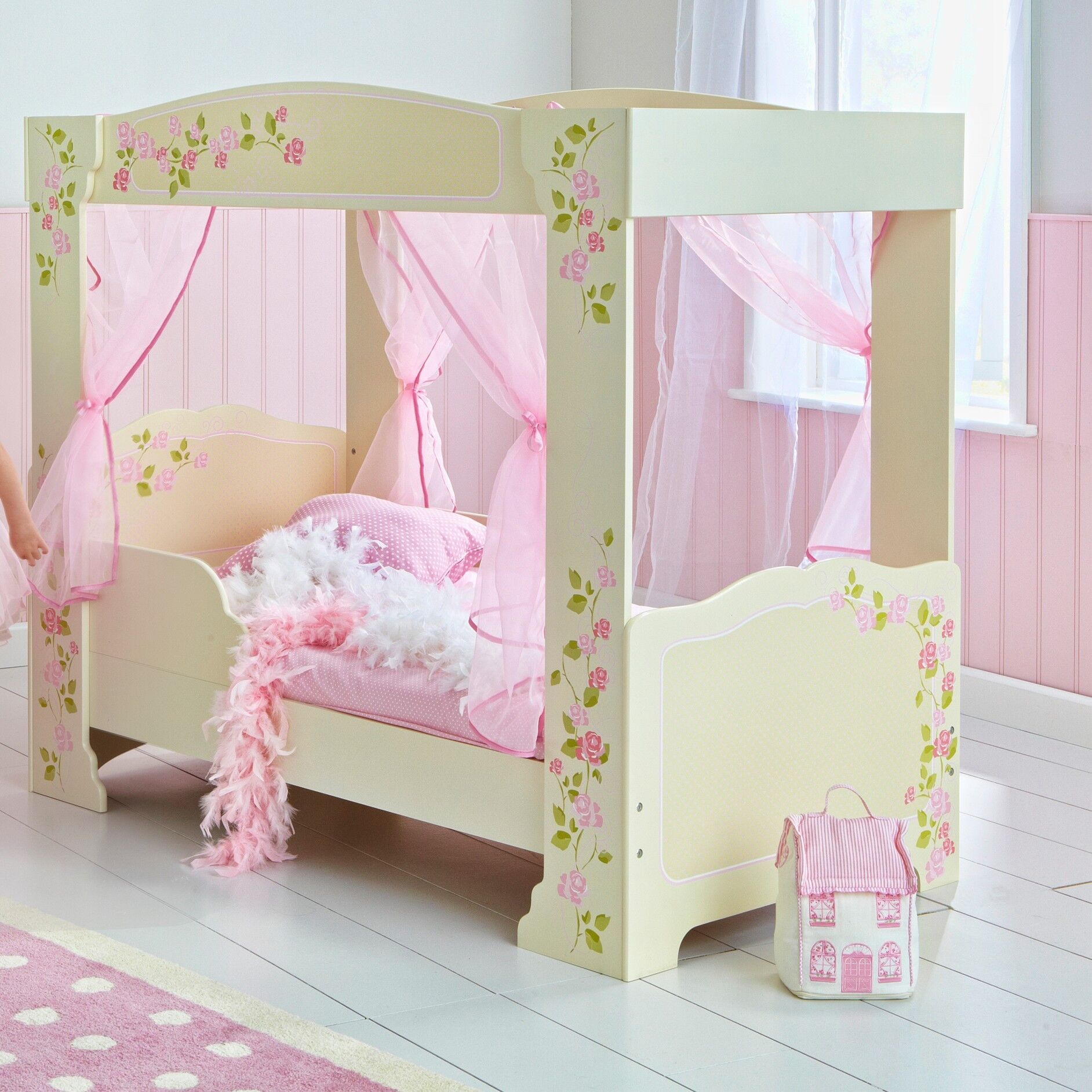 WorldsApart Peuterhemelbed met bloemen