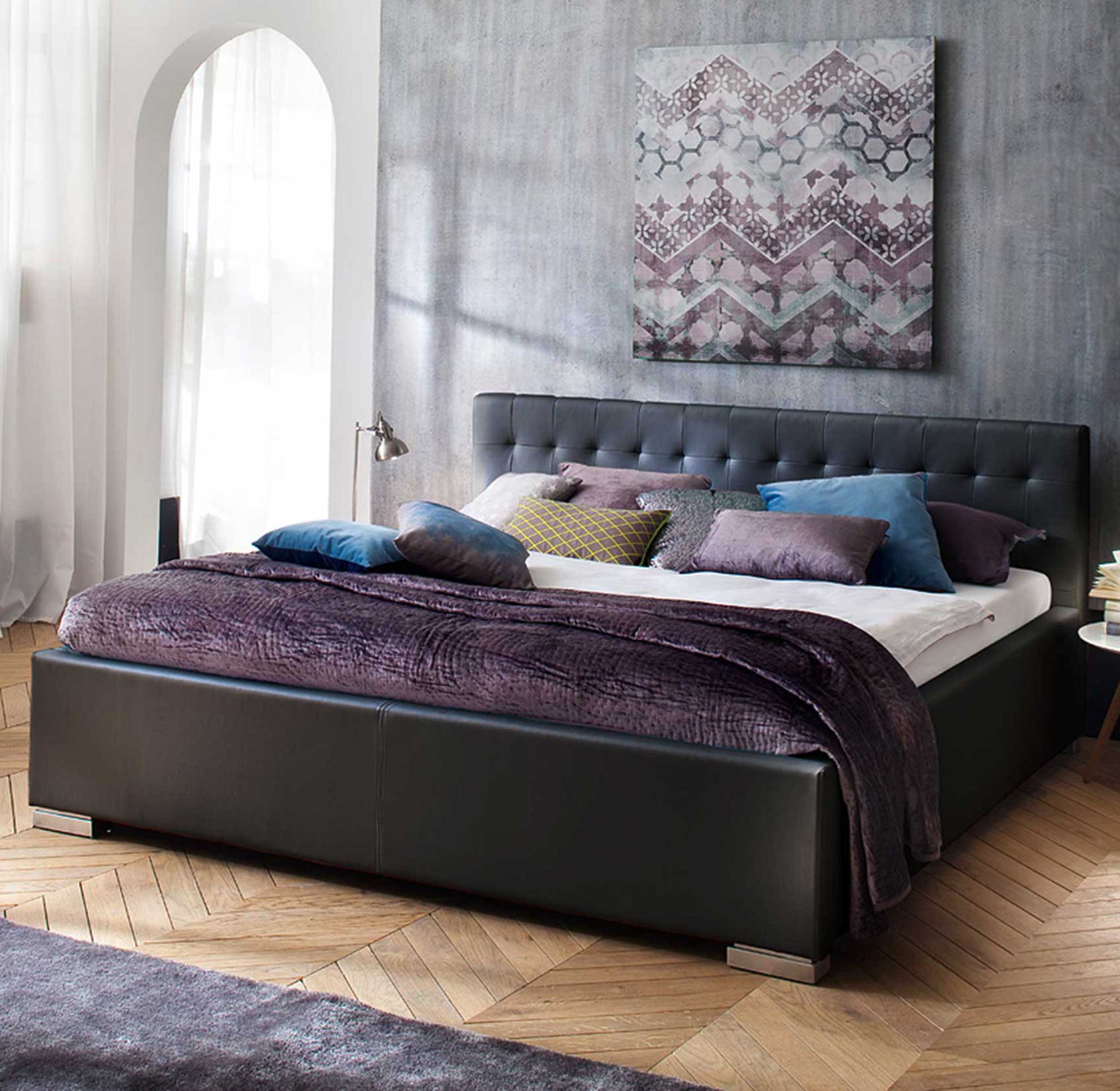 Meise Bed Delphine 200x200 - zwart