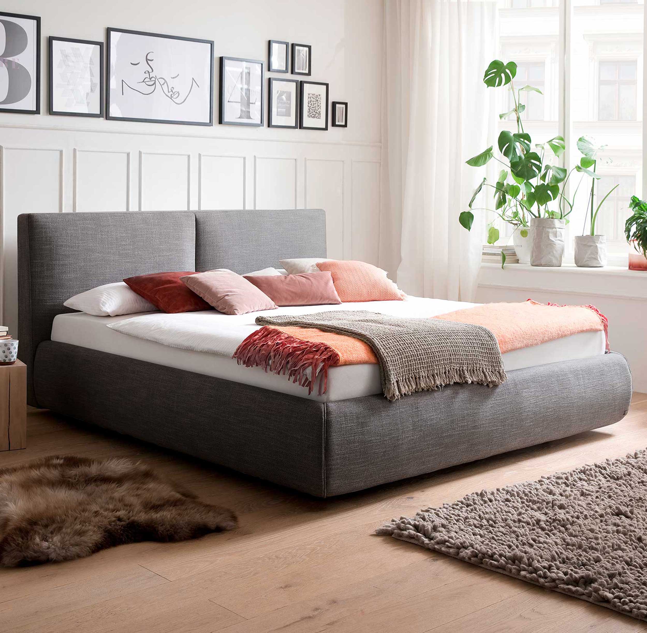 Meise Bed met opbergruimte Celine 180x200 - antraciet (incl. Rimini matras H3)