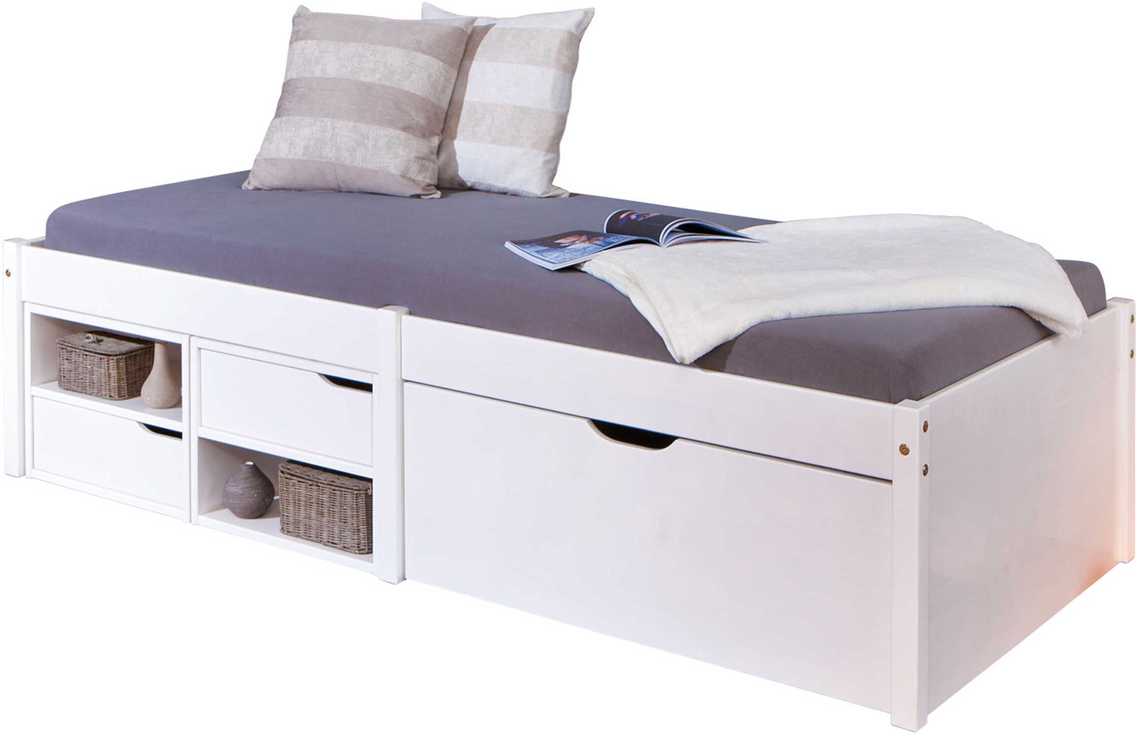 Interlink Kajuitbed Farum - white wash