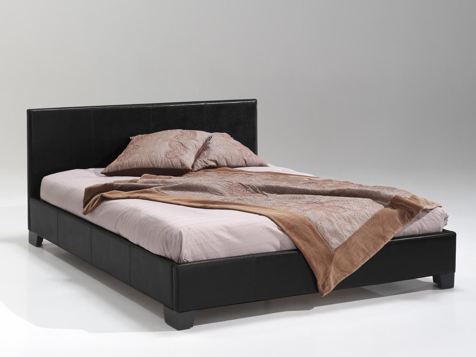 Rousseau Tweepersoonsbed Miro 160x200 - zwart