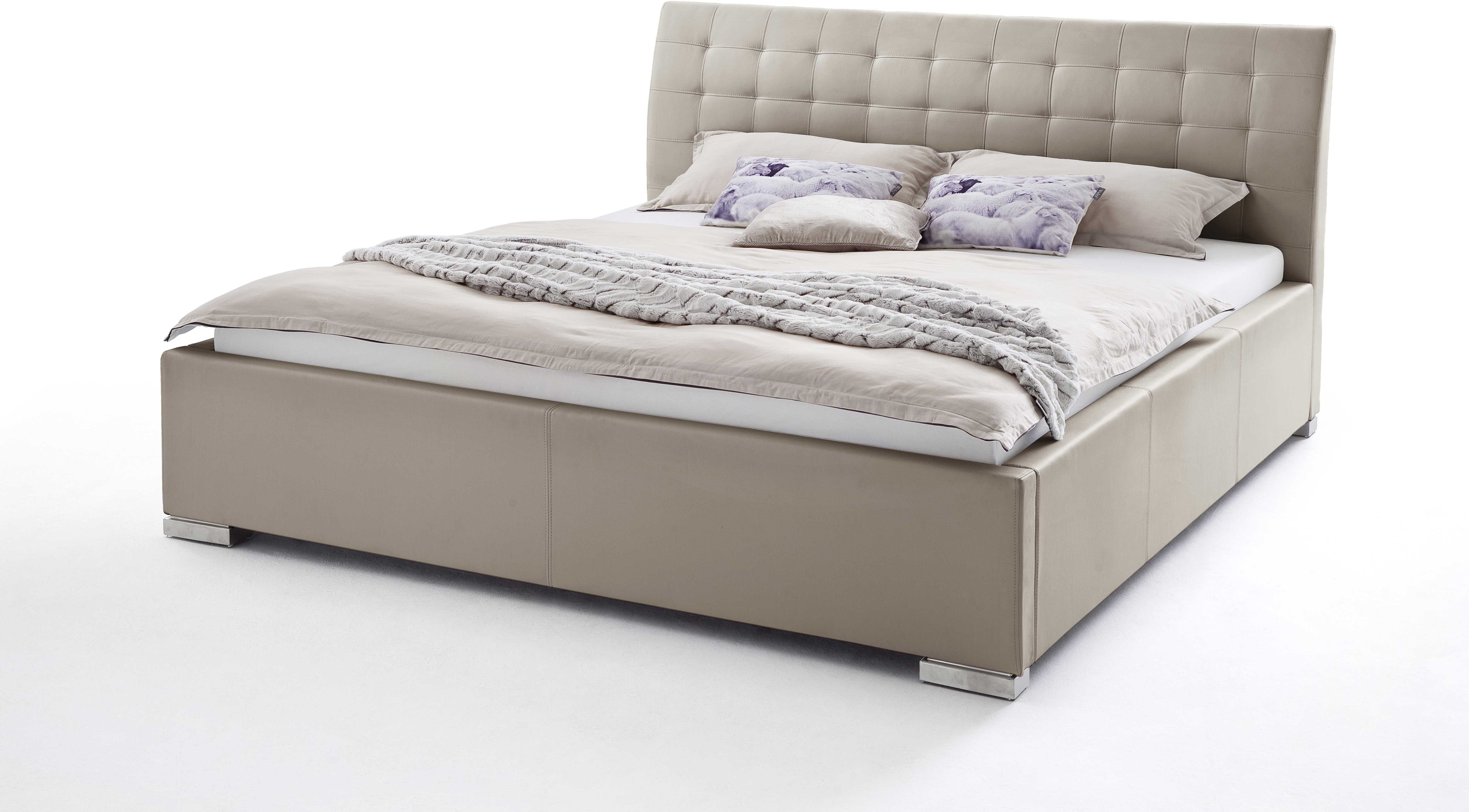 Meise Bed Isa Comfort 200x200cm - taupe