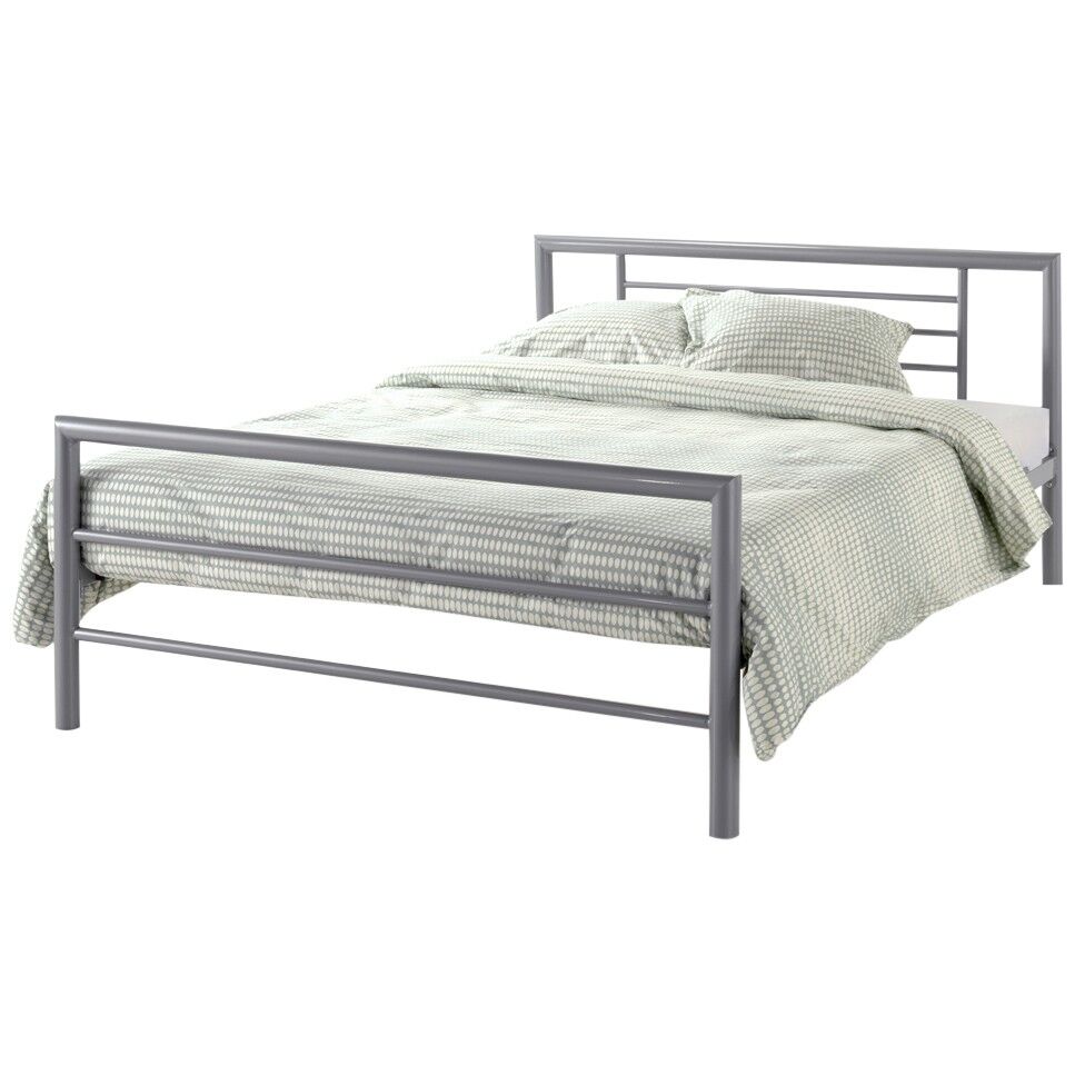 Rousseau Metalen Bed Sandro 140x200 - grijs