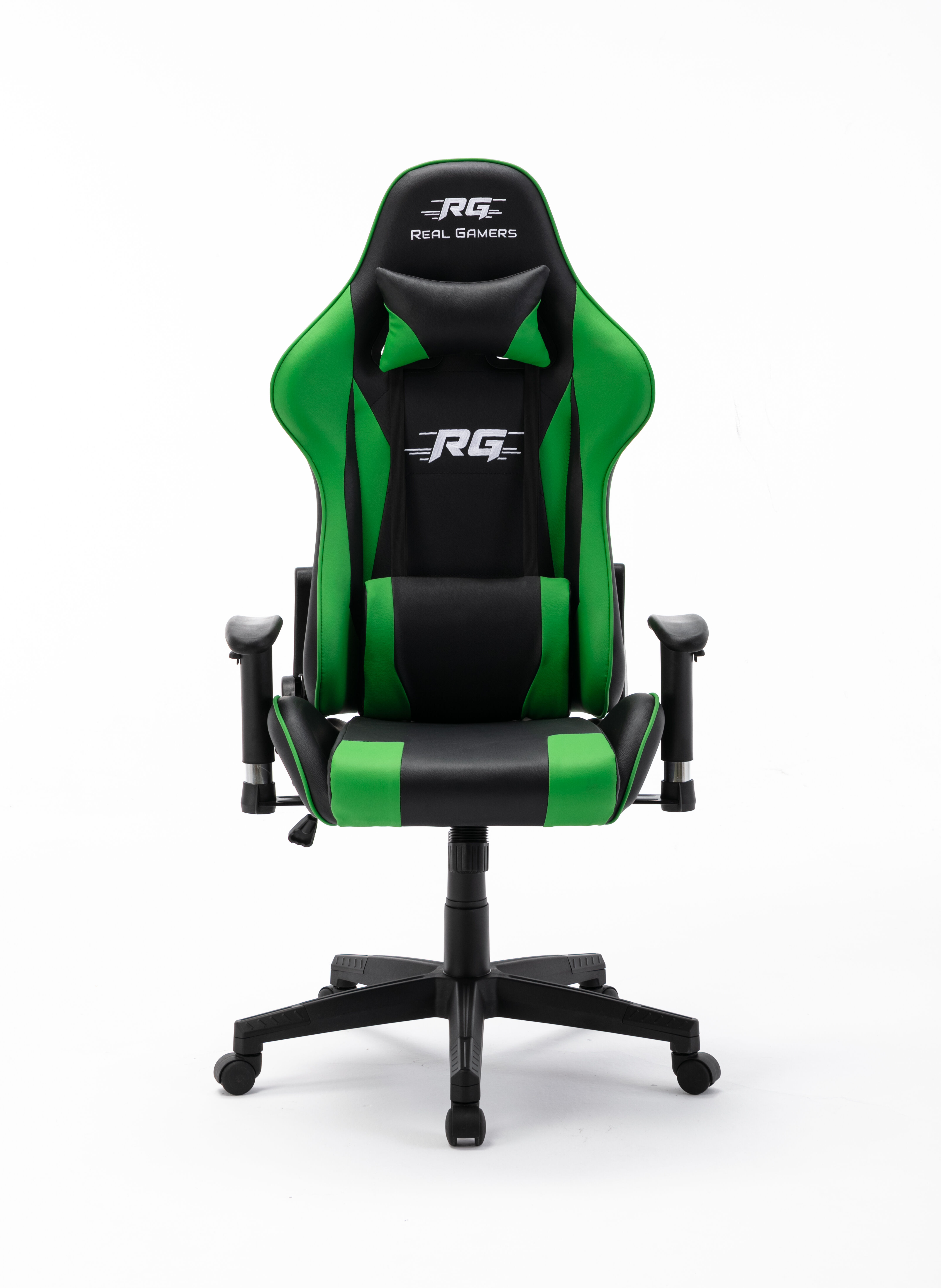 Real Gamers Pro gamer stol svart,grønn.