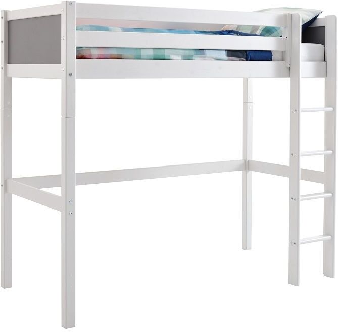 THUKA Nordic Høyseng 90x200 m/stige Hvit/Urban grey   Unoliving