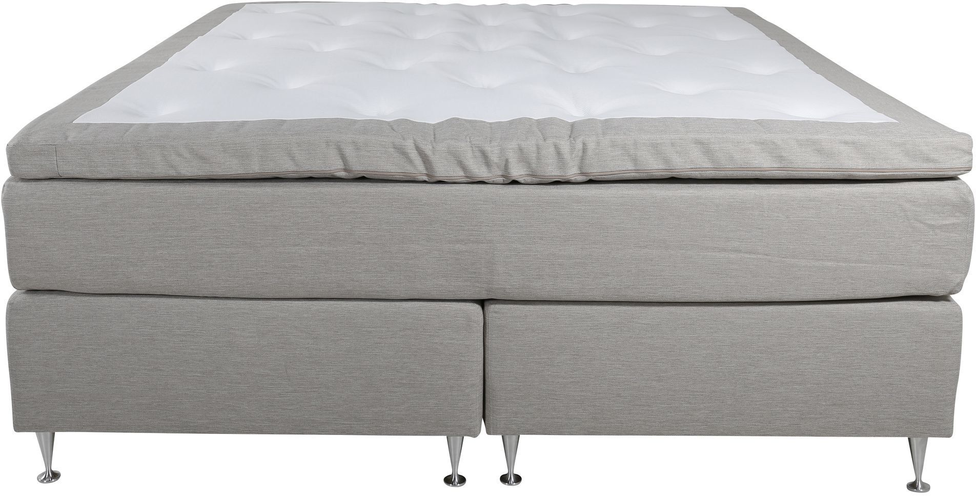 Venture Design Älvdalen 7-zoner Kontinentalseng Medium/Medium, Beige stoff, 180x200   Unoliving