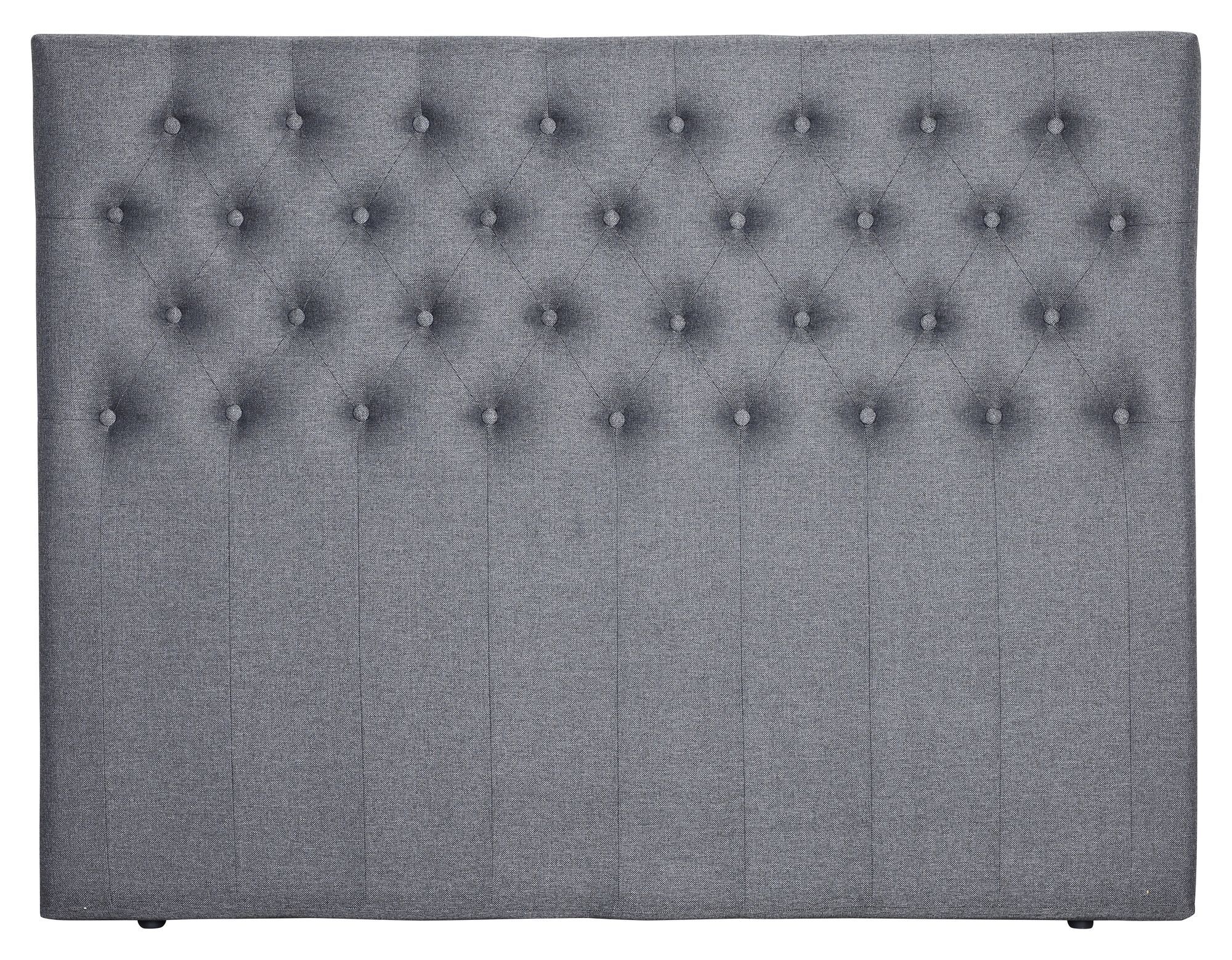 Venture Design Furuvik sengegavl, Mørkegrå stoff, B:180   Unoliving