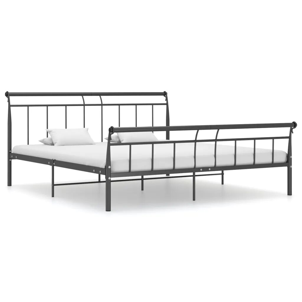 vidaXL Sengeramme svart metall 180x200 cm