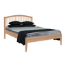 konsimo Rama łóżka z drewna sosnowego 180 x 200 dąb ALPI