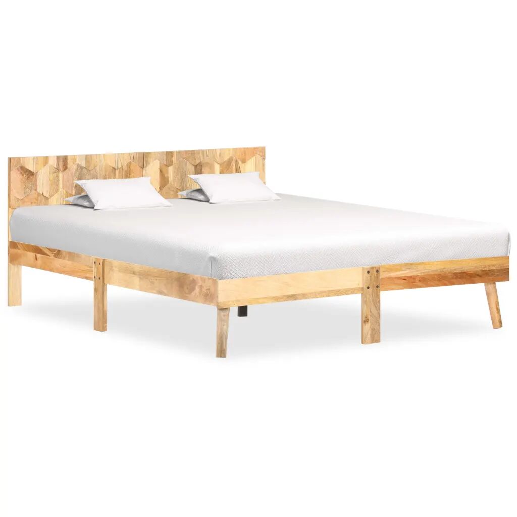 vidaXL Cadru de pat, 180 x 200 cm, lemn masiv de mango
