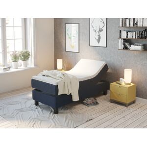 Softlines Seng Comfort Ställbar Säng 90x200 - Mörkblå