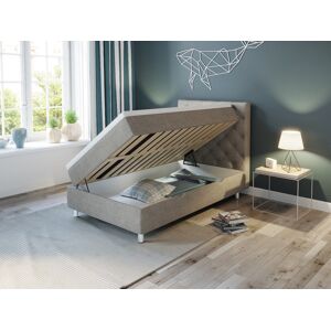 Softlines Seng Comfort Säng Med Förvaring 120x200 - Beige