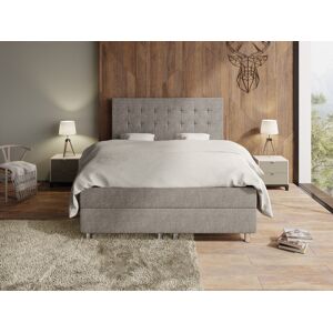 Softlines Seng Comfort Kontinentalsäng 180x200 - Ljusgrått