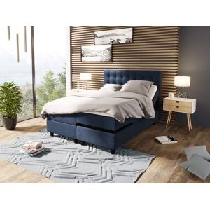 Softlines Seng Comfort Ställbar Säng 160x200 - Mörkblå
