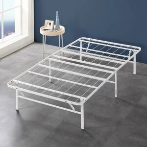 Zipcode Design Buchman SmartBase Metal Bed Frame white/black Kingsize (5')