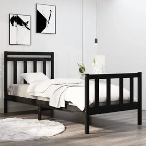 17 Stories Jenesys Bed Frame black 100.0 H x 80.5 W x 205.5 D cm