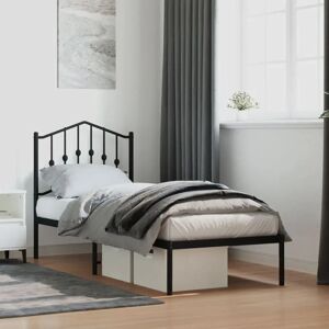 Brambly Cottage Affton Metal Bed black 98.0 H x 80.0 W x 196.0 D cm