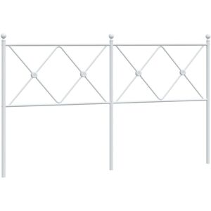 Vidaxl - Metal Headboard White 160cm White