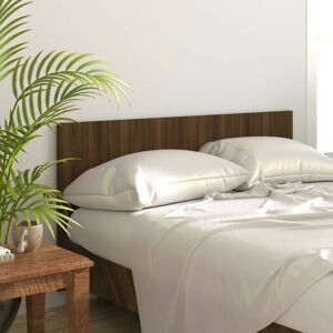 Bed Headboard Brown Oak 160x1.5x80 cm Engineered Wood - Royalton