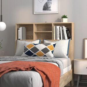 Headboard Cabinet Sonoma Oak 100x19x103.5 cm - Royalton