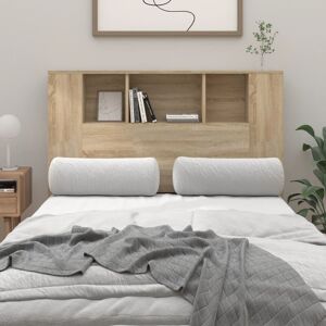 Headboard Cabinet Sonoma Oak 120x18.5x104.5 cm - Royalton