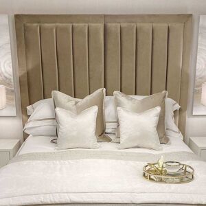 Ex-Display - Yves Coffee Premium Panelled Bed - Double
