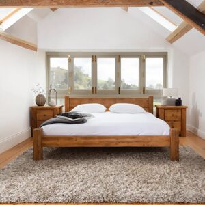 Coleridge Headboard Bed Frame - Super King Medium Oak  - Funky Chunky Furniture