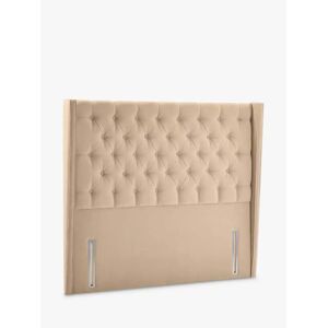 John Lewis Harlow Full Depth Headboard, King Size - Deep Velvet Biscuit - Unisex - Size: King Size