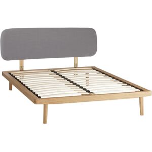 John Lewis Bow Upholstered Headboard Bed Frame, King Size, Oak - Oak - Unisex - Size: King Size