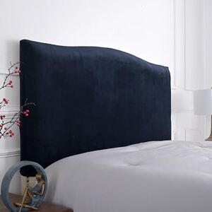 WSKCXHD King Queen Full Size Headboard Cover Washable Stretch Slipcover Universal Fit for Bedroom Decoration Single Double King Size Stretchable Headboard Headboard Cover D Navy blue-200cm(79in)