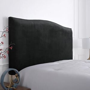 WSKCXHD King Queen Full Size Headboard Cover Washable Stretch Slipcover Universal Fit for Bedroom Decoration Single Double King Size Stretchable Headboard Headboard Cover D black-200cm(79in)