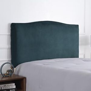 WSKCXHD King Queen Full Size Headboard Cover Washable Stretch Slipcover Universal Fit for Bedroom Decoration Single Double King Size Stretchable Headboard Headboard Cover D green-150cm(59in)