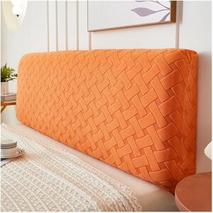 ZEaink Stretch Bed Headboard Slipcover for Queen King Size, Jacquard Fabric Solid Headboard Covers Super Soft Comfotable Bed Head Cover Dustproof Protector Cover for Bedroom Décor ( Color : #13 , Size : 200c