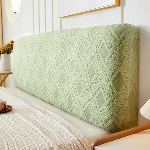 WSKCXHD Stretchable Universal Headboard Cover King Queen Full Size Washable Slipcover for Bedroom Decoration Single Double King Size Stretch Headboard Headboard Cover Essen green-200cm(79in)