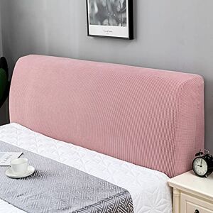 Duories Headboard Cover for Bed, Stretch Bed Headboard Cover, Stretchable Dustproof Protective Bed Headboard Cover Bed Headboard Covers Cover for Padded Bedroom Headboard, 180-200 cm, Pink