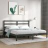 Alpen Home Neuman Bed gray 100.0 H x 206.0 W x 205.5 D cm