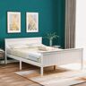 Three Posts Arcadia Bed Frame white 82.0 H x 143.0 W x 199.0 D cm