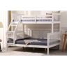 Harriet Bee Umaiza Single (3') Standard Bunk Bed brown/white 150.5 H x 148.8 W x 198.5 D cm