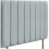 Latitude Run Iseminger Upholstered Headboard blue 76.0 H x 120.0 W x 5.0 D cm