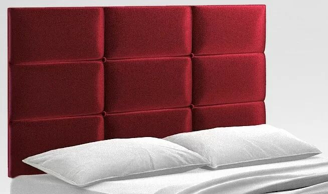 Photos - Bed Frame Zipcode Design Enid Upholstered Headboard red 61.0 H x 91.0 W x 5.0 D cm