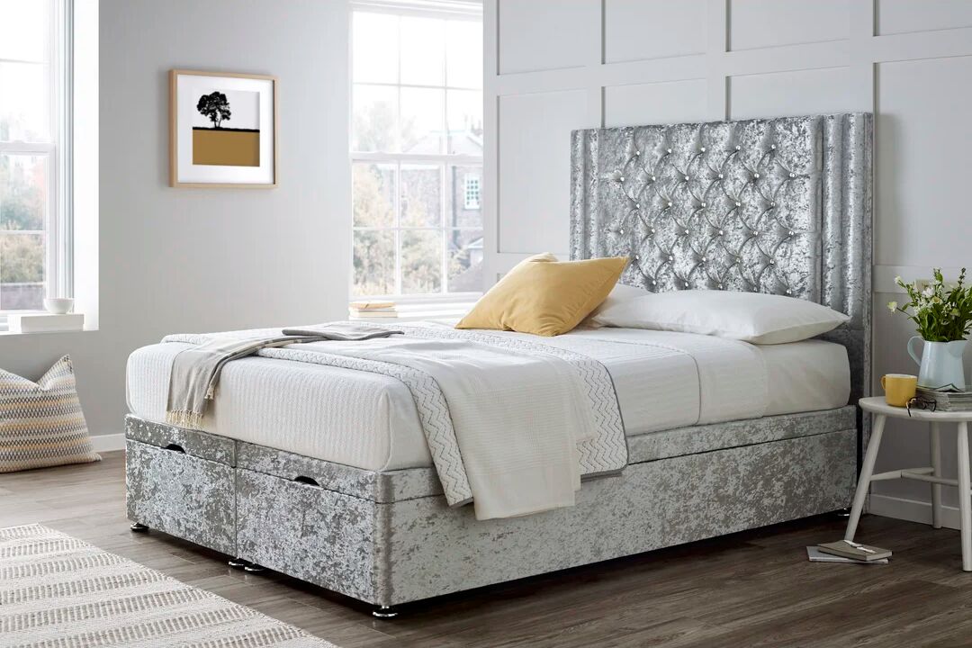 Photos - Bed Frame Wayfair Sleep Divan Bed with 54" Floorstanding Headboard 137.0 H x 137.16