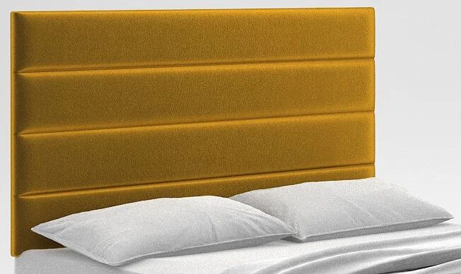 Photos - Bed Frame Zipcode Design Eloise Upholstered Headboard yellow 61.0 H x 76.2 W x 5.0 D