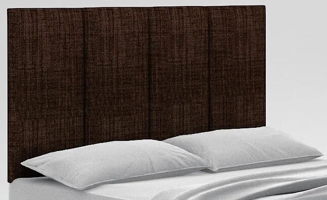 Photos - Bed Frame Wade Logan Renly Upholstered Headboard brown 61.0 H x 121.0 W x 5.0 D cm