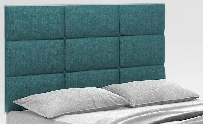 Photos - Bed Frame Zipcode Design Enid Upholstered Headboard blue 61.0 H x 91.0 W x 5.0 D cm