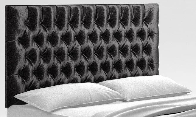 Photos - Bed Frame Etta Avenue Karen Crushed Velvet Upholstered Headboard 61.0 H x 152.0 W x