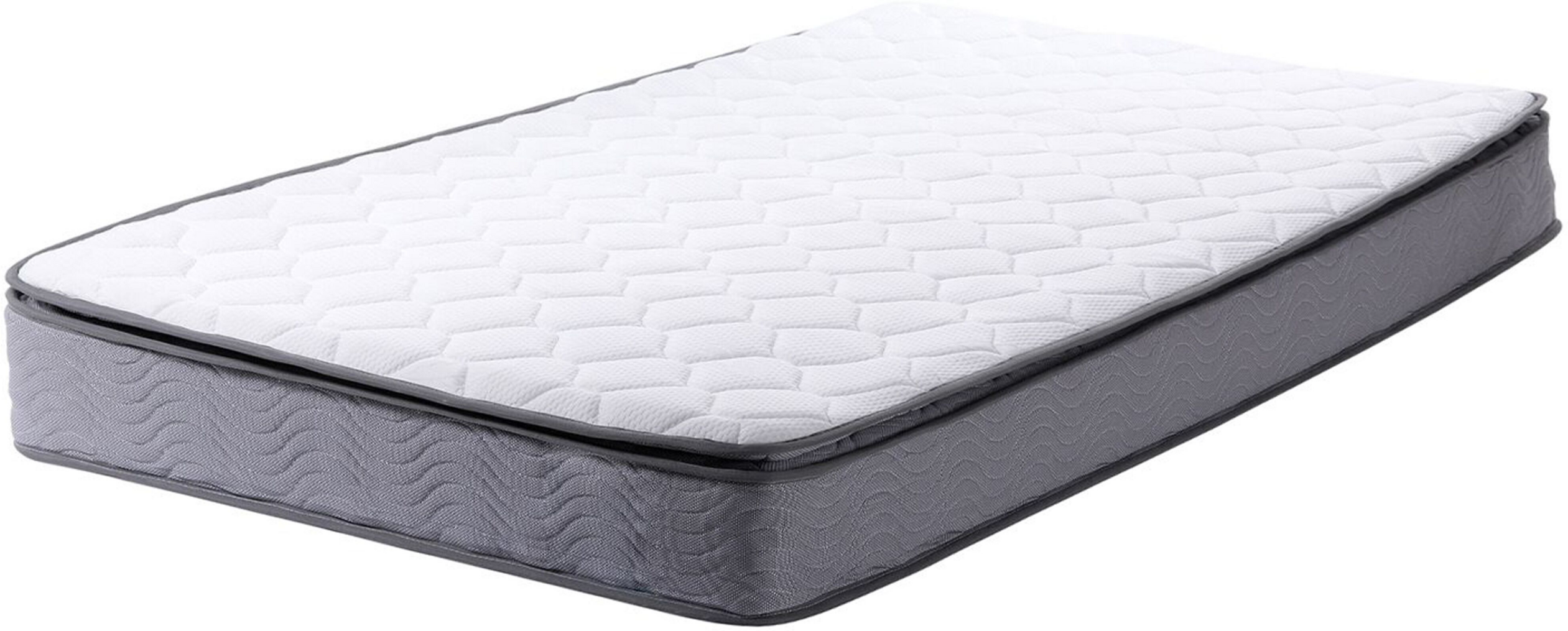 Beliani Spring Mattress EU Single Size Hard Memory Foam Thick Comfortable Bedroom